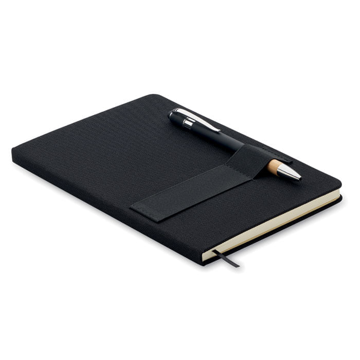 Notebook A5 RPET cu pix Notebook A5 RPET cu pix