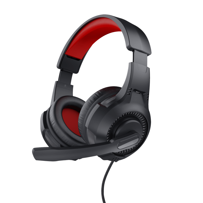 Casti Trust Basics gaming, negru