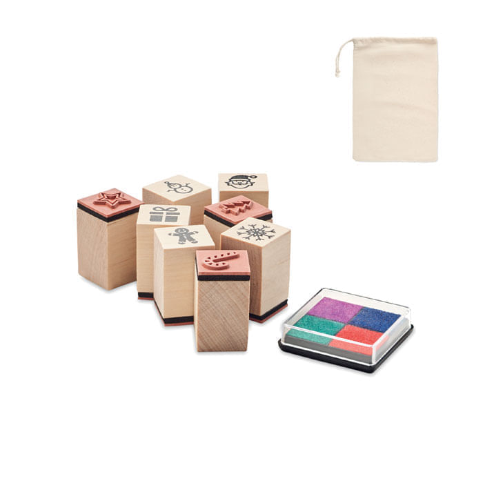 Set de 8 stampile de Craciun Set de 8 stampile de Craciun