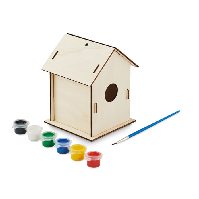 DIY kit casa de pasari din lemn DIY kit casa de pasari din lemn