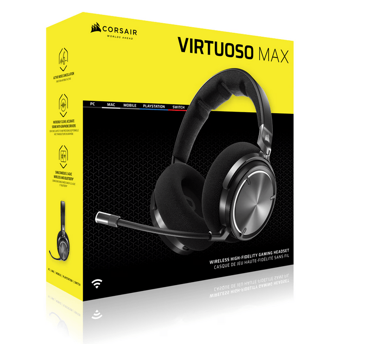 Casti Gaming CR VIRTUOSO MAX WIR CARBON
