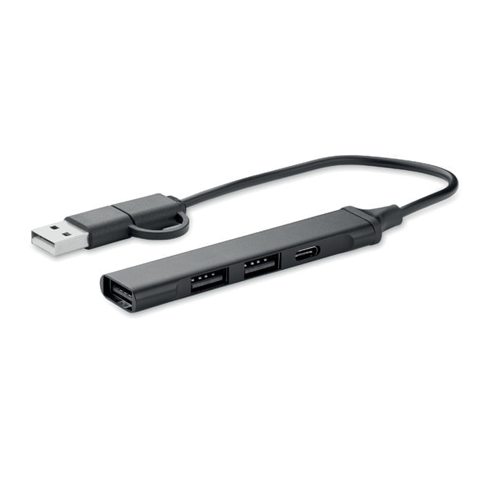 USB 4 porturi hub 19 cm USB 4 porturi hub 19 cm