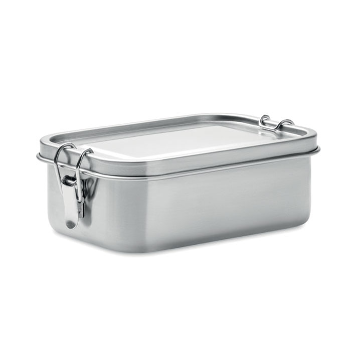 Cutie pentru pranz de inox 750ml cu cleme laterale Cutie pt pranz de inox 750ml