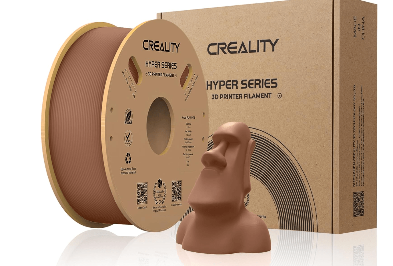 CREALITY 3D FILAMENT HYPER-PLA BROWN