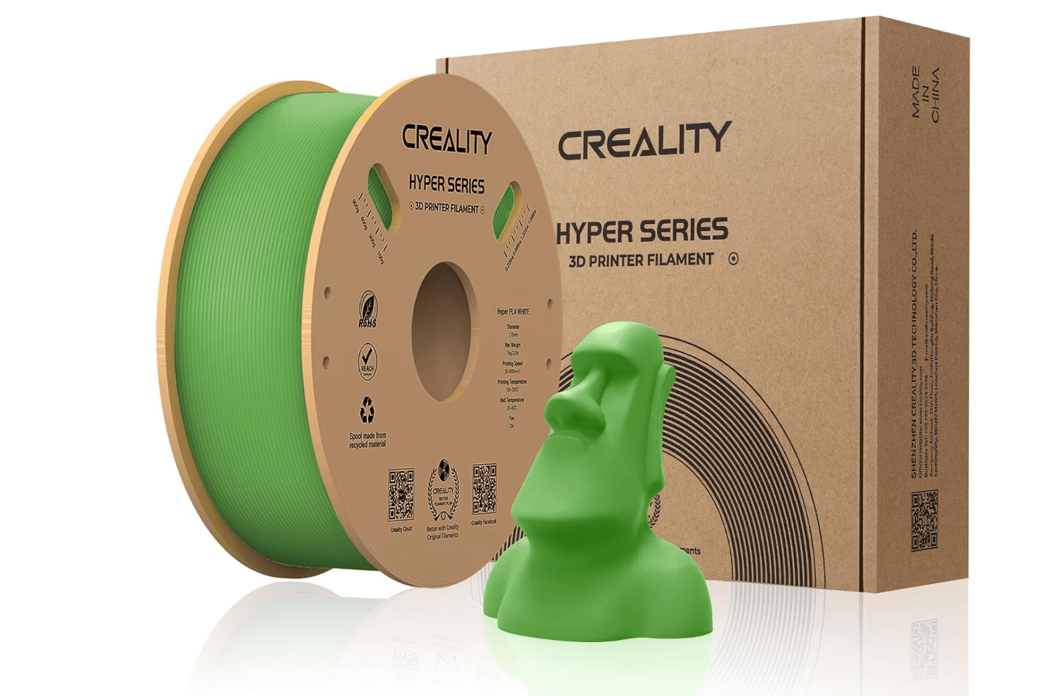 CREALITY 3D PR. FILAMENT HYPER-PLA GREEN