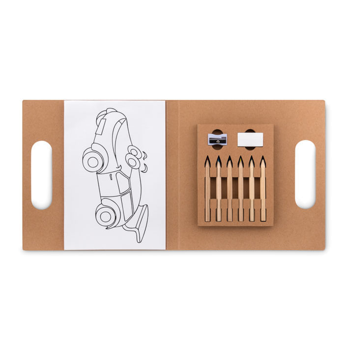 Set pt colorat cu 6 creioane Set pt colorat cu 6 creioane