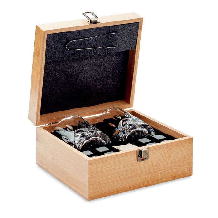Set pt whisky in cutie bambus Set pt whisky in cutie bambus