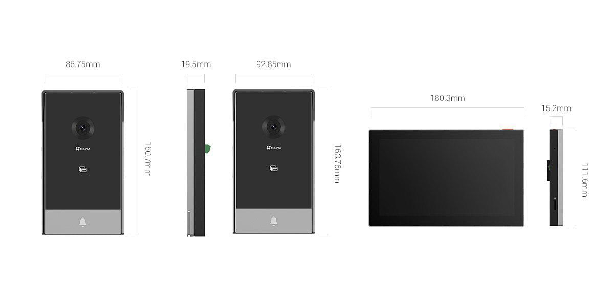 KIT VIDEOINTERFON SMART HOME  2MP