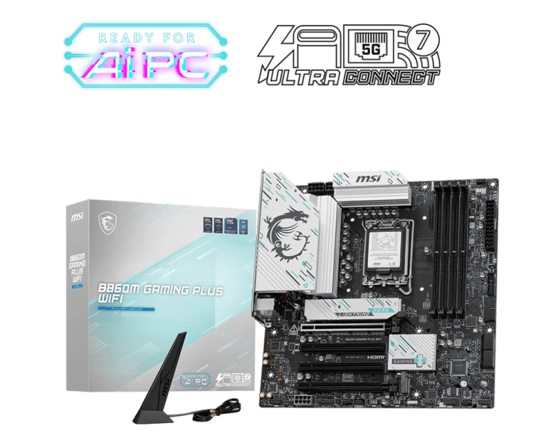 MB MSI B860M GAMING PLUS WIFI LGA1851