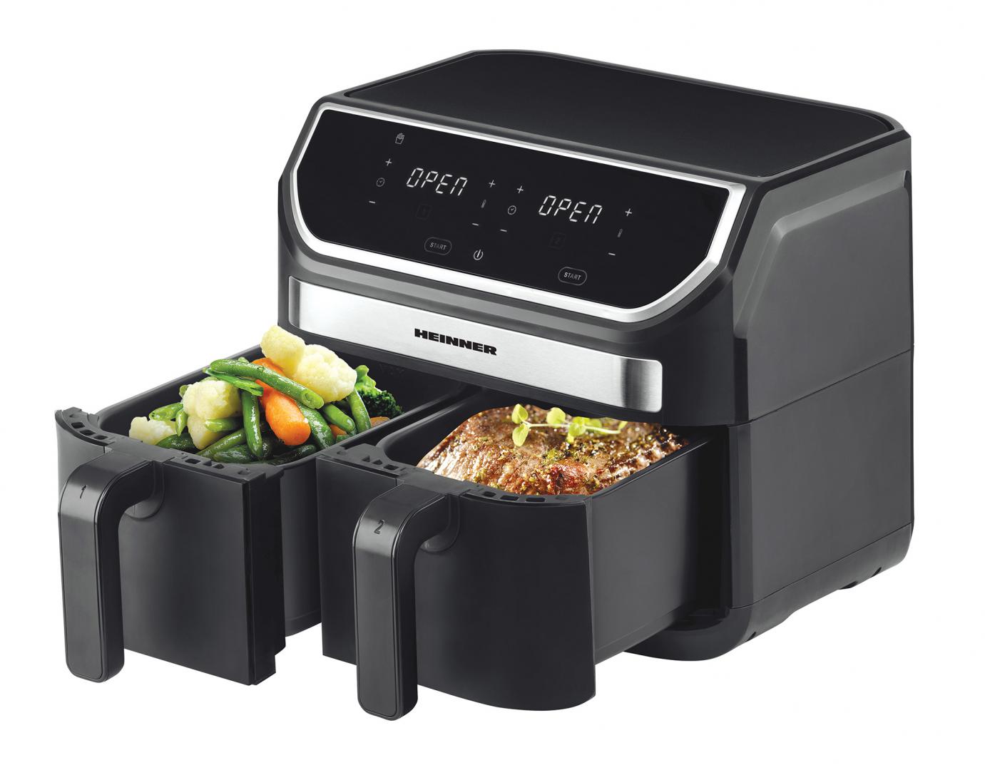 FRITEUZA DUBLA HEINNER HAF-KDB1700BK FRITEUZA DUBLA HEINNER HAF-KDB1700BK