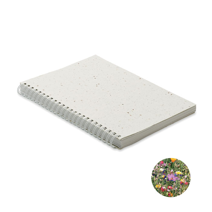 Notebook A5 cu coperta din hart