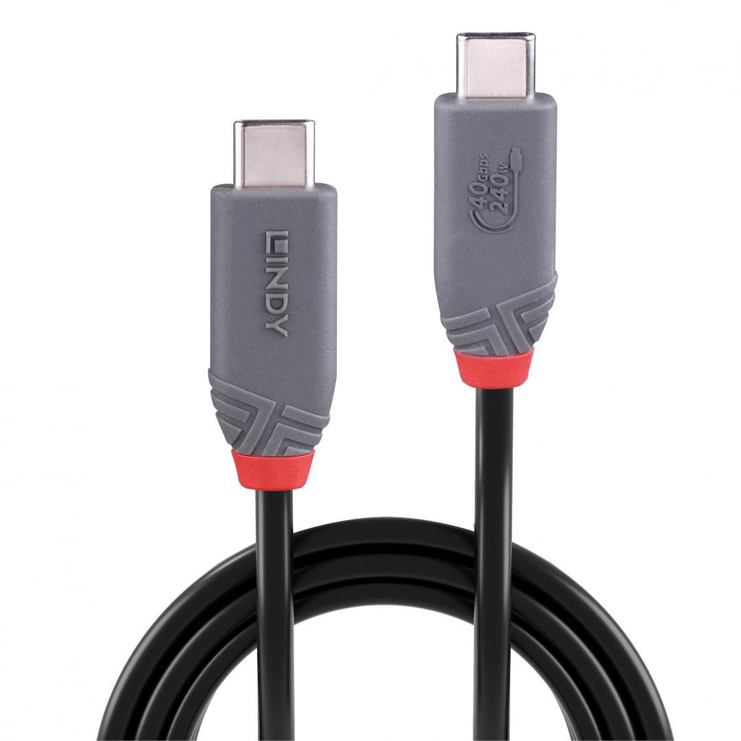 Cablu Lindy USB4 240W USB Type C Cablu Lindy USB4 240W USB Type C