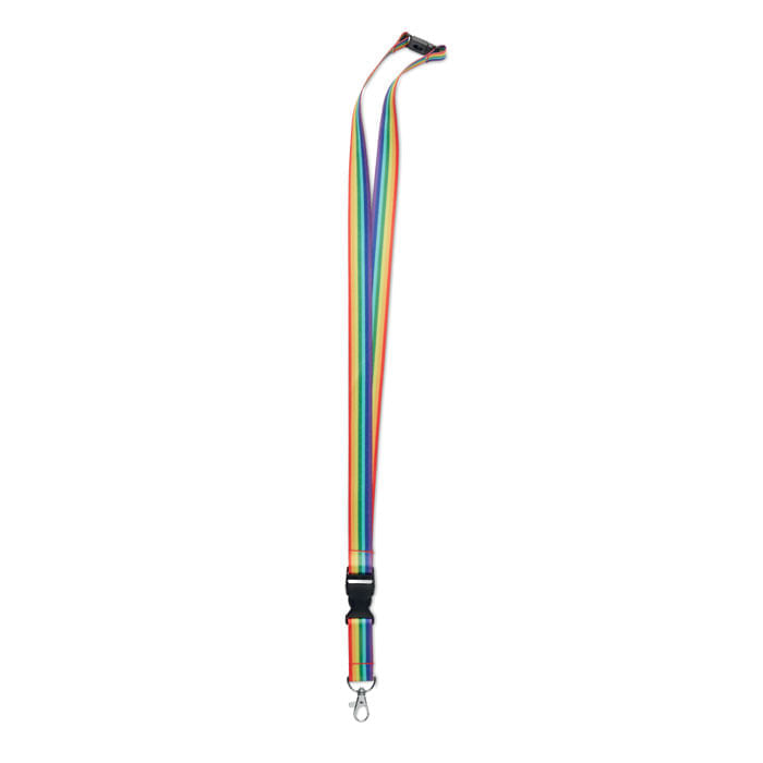 Lanyard RPET curcubeu Lanyard RPET curcubeu