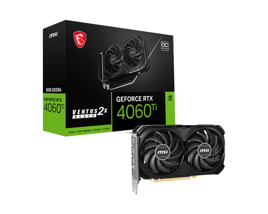 MSI GeForce RTX 4060TI VENT 2X OC 8GB