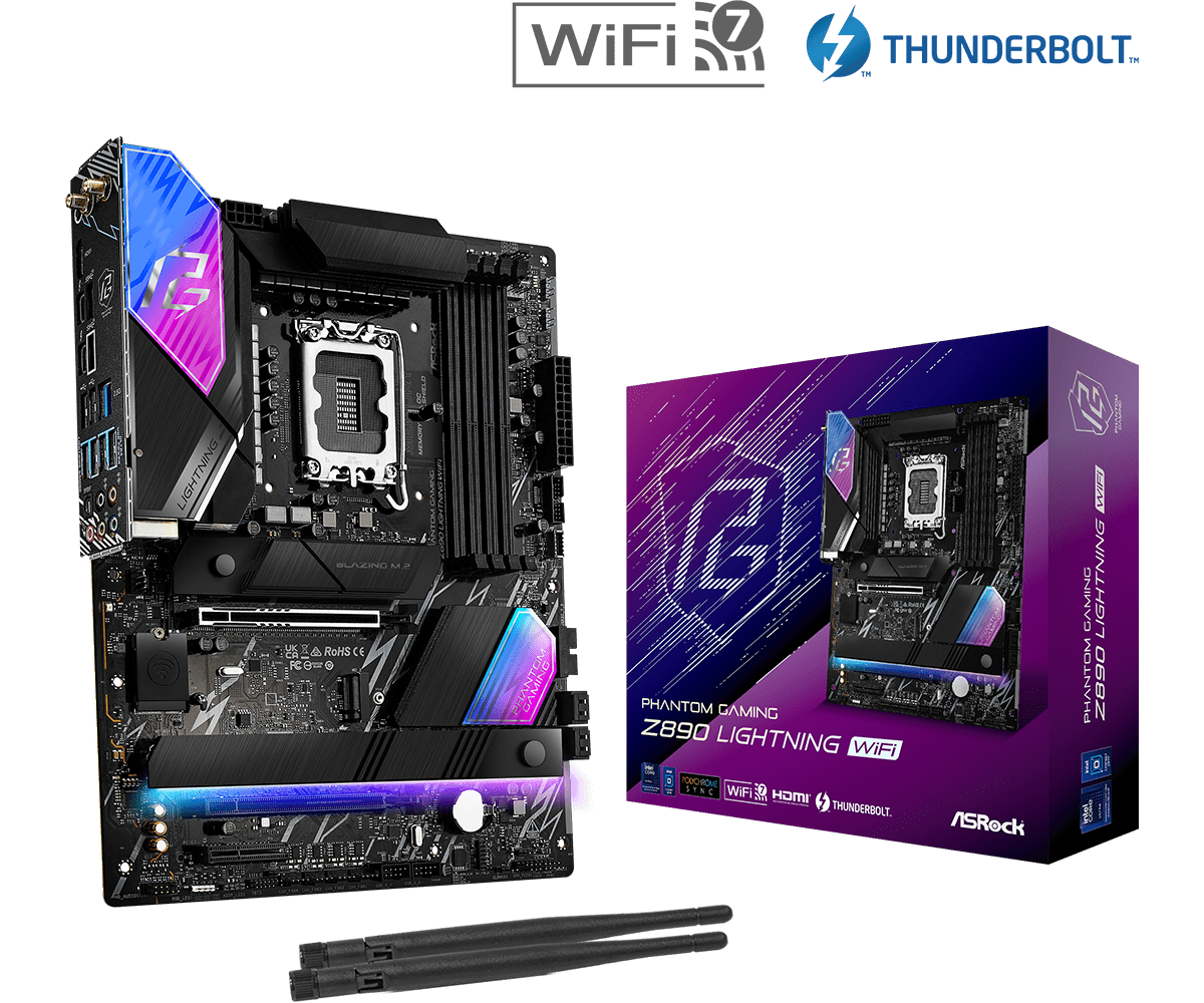 MB Asrock Z890 PG LIGHTNING WIFI LGA1851