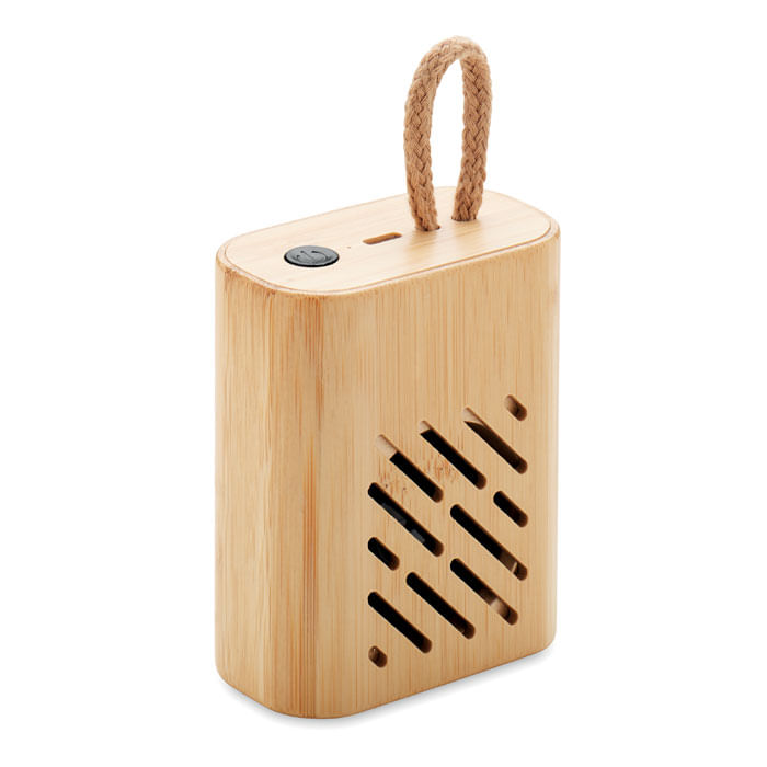 Boxa 3W wireless din bambus