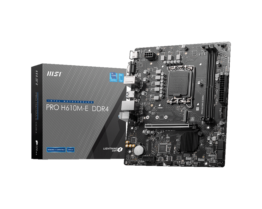 MB MSI PRO H610M-E LGA1700 DDR4 MB MSI PRO H610M-E LGA1700 DDR4