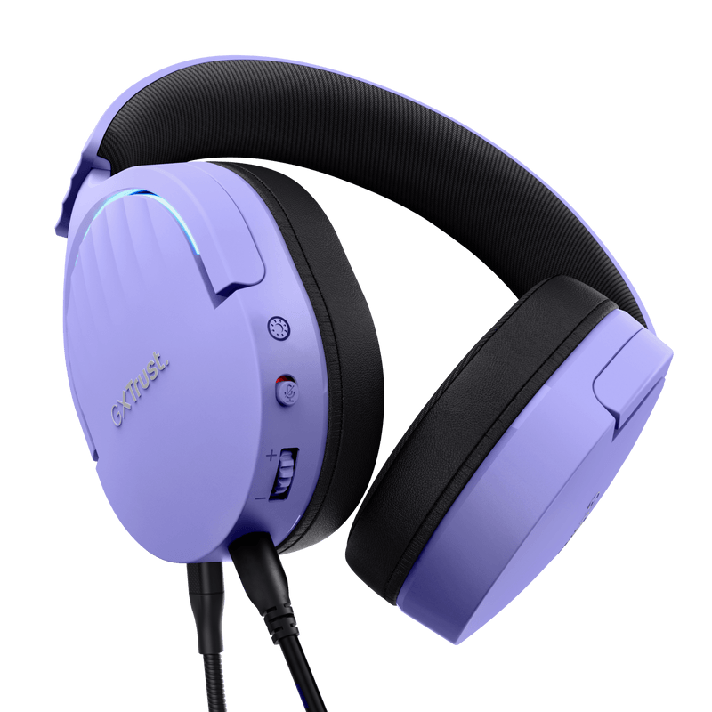 Casti Trust GXT 490P Fayzo cu fir, mov Casti Trust GXT 490P Fayzo cu fir, mov