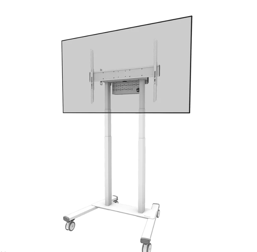 Stand podea mobil NM 55-100 110kg alb Stand podea mobil NM 55