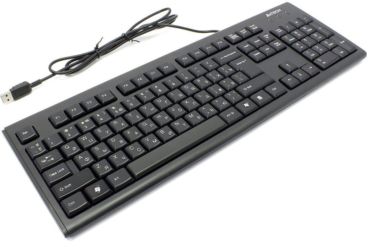 Tastatura A4Tech KR-83 cu fir, negru Tastatura A4Tech KR-83 cu fir, negru