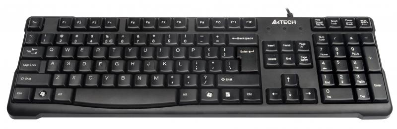 Tastatura A4Tech KR-750 cu fir, negru Tastatura A4Tech KR-750 cu fir, negru