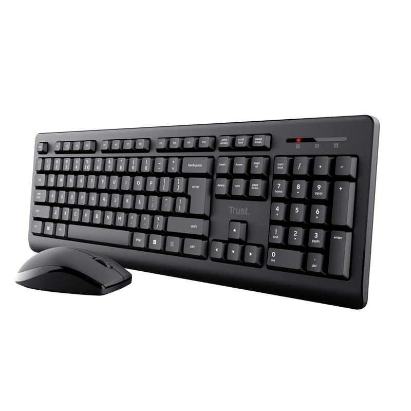 Kit Trust Primo mouse+tastatura, negru Kit Trust Primo mouse+tastatura, negru