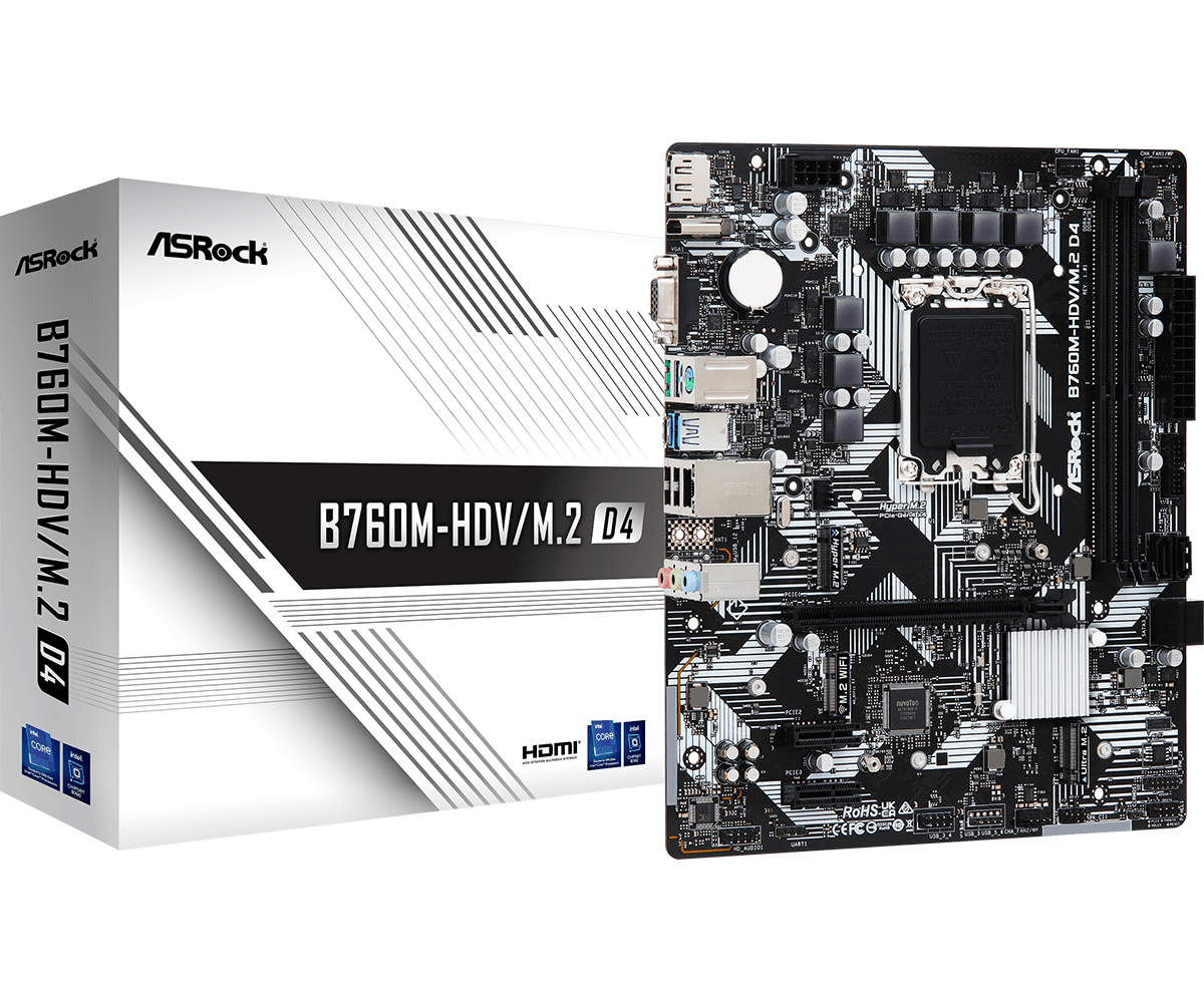 MB Asrock B760M-HDV/M.2 DDR4 MB Asrock B760M-HDV/M.2 DDR4
