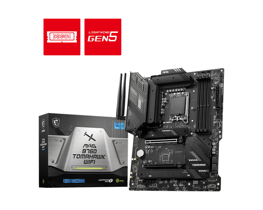 MB MSI MAG B760 TOMAHAWK WIFI LGA1700 MB MSI MAG B760 TOMAHAWK WIFI LGA1700