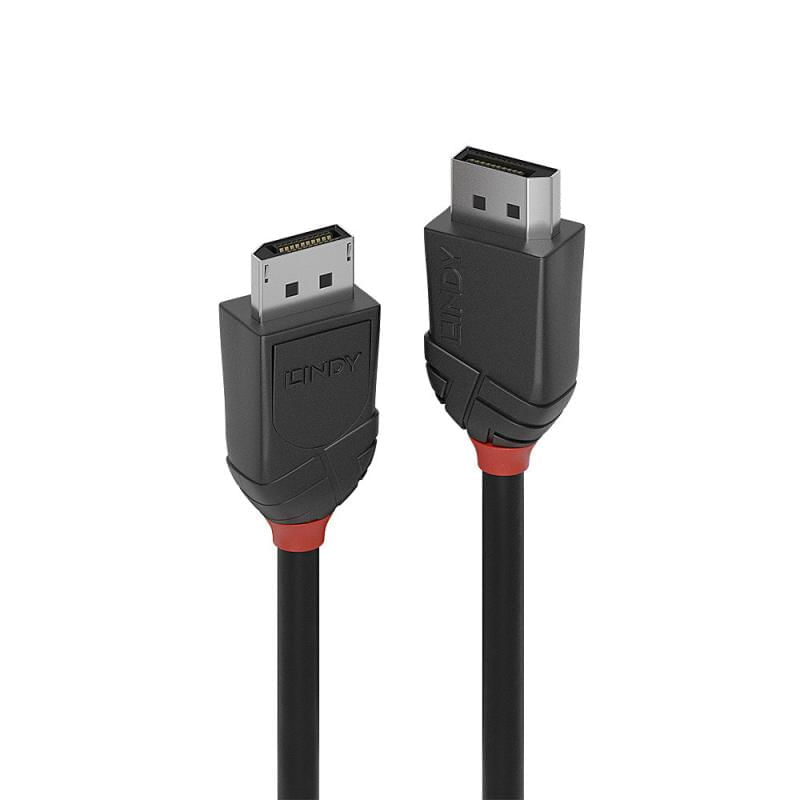 Cablu Lindy 0.5m DisplayPort 1.2, Black