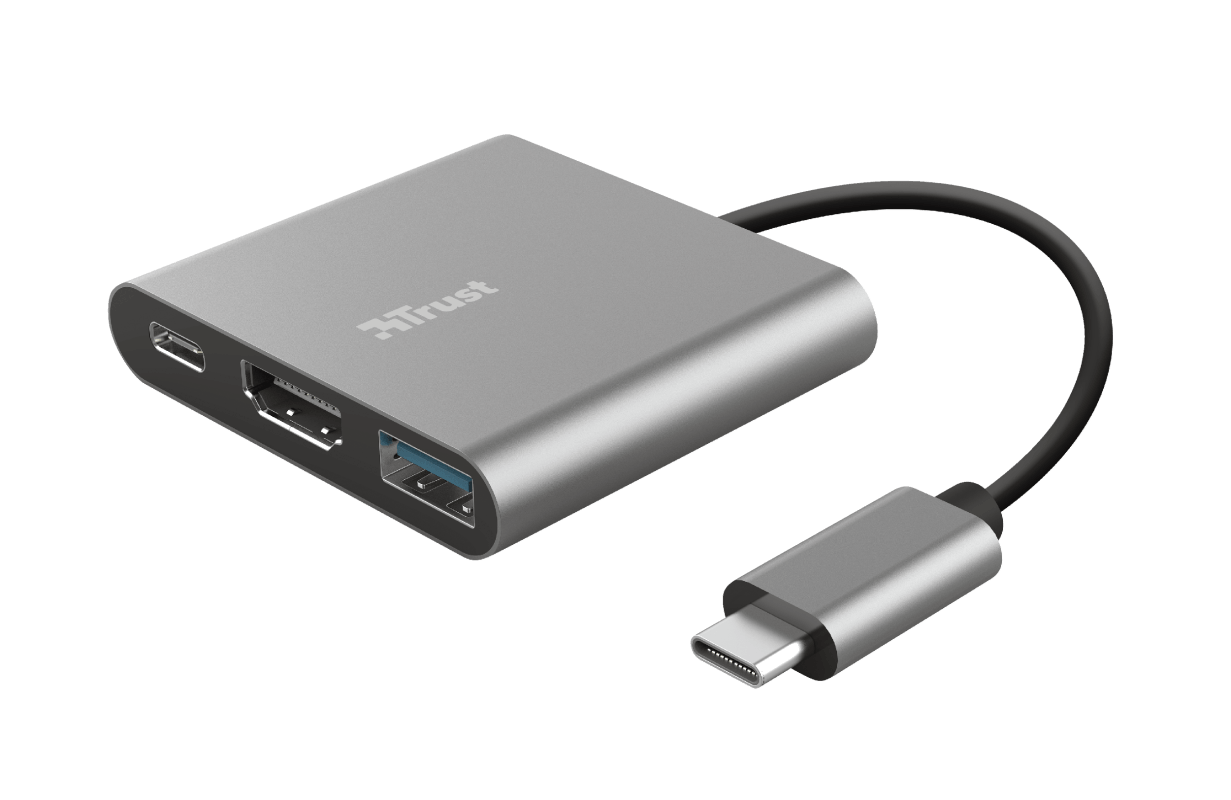 Trust Dalyx 3-in-1 Multiport USB-C Adapt