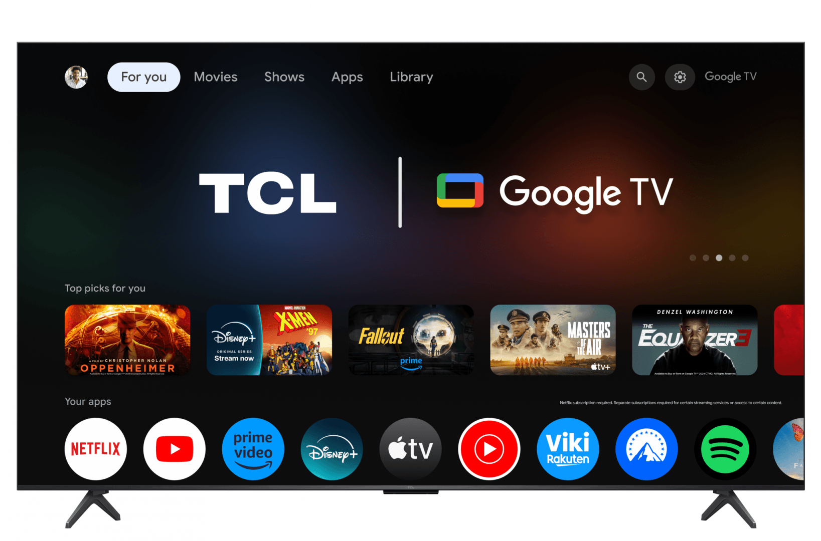 Mini LED TV 4K 75\'\'(189 cm) TCL 75C61KS
