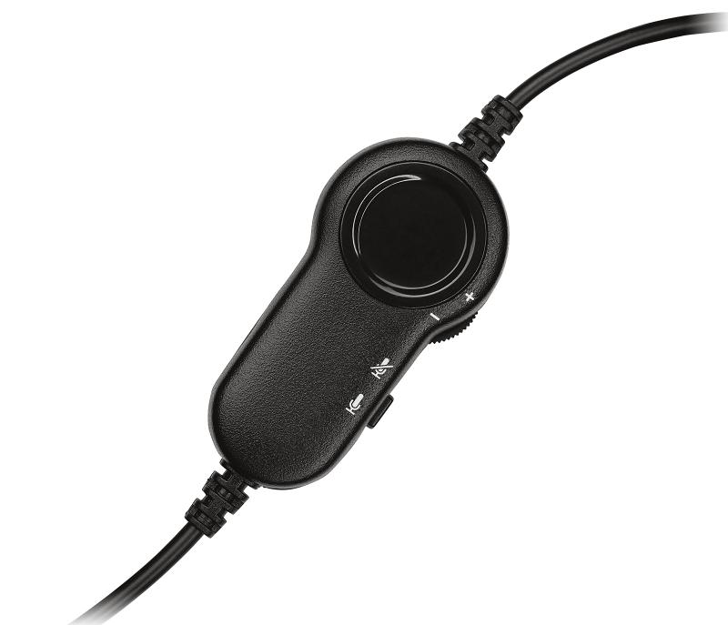 Casti cu microfon Logitech H151, negru