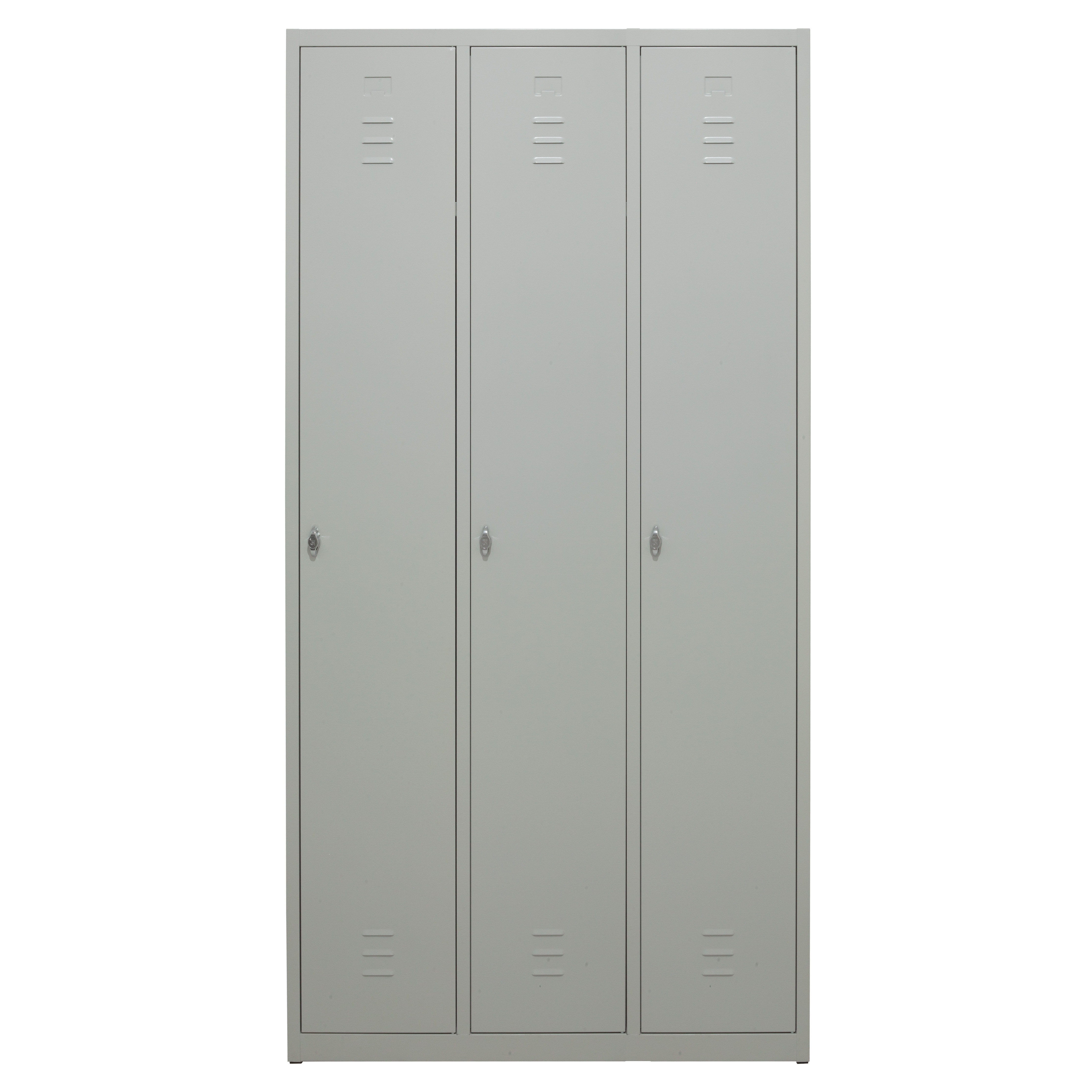 Vestiar metalic cu 3 usi 900 x 500 x 800 mm gri 59275