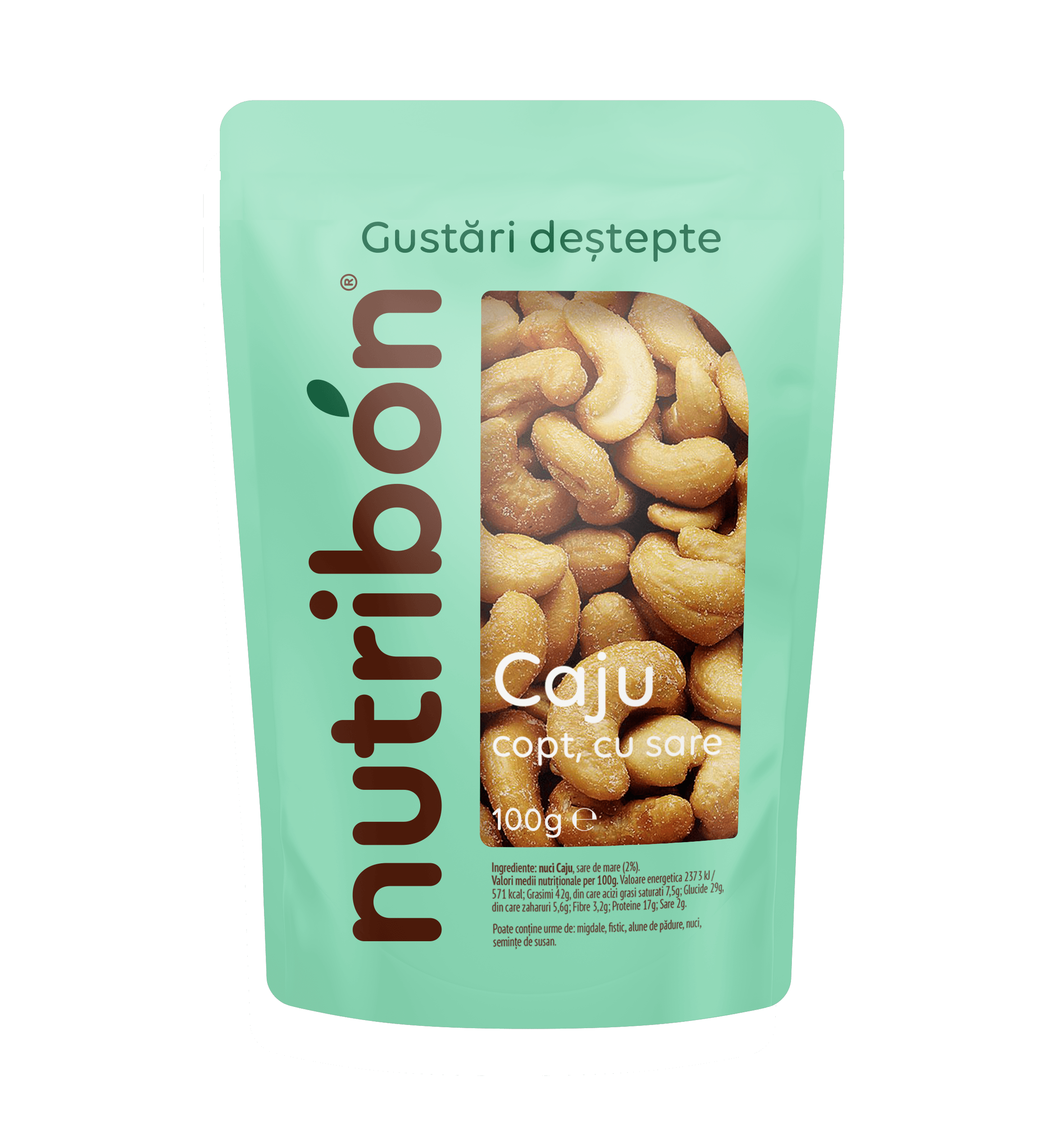 Nutribon Nuci Caju coapte sarate 100g