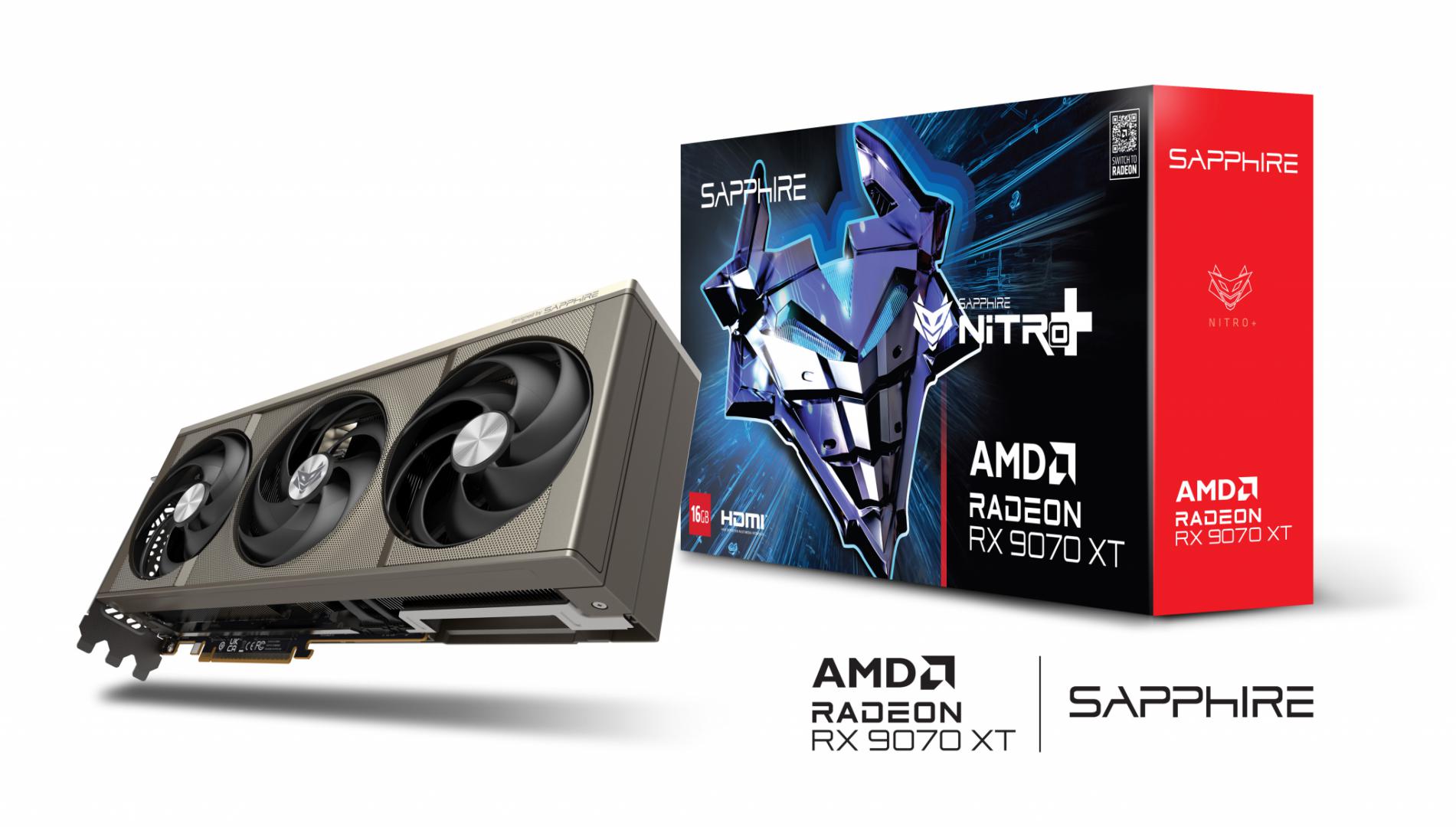 Sapp NITRO+ AMD RD RX 9070 XT GAM OC 16G