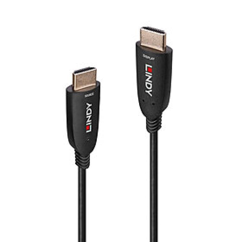 Cablu Lindy 50m HDMI 8k60, fibra optica
