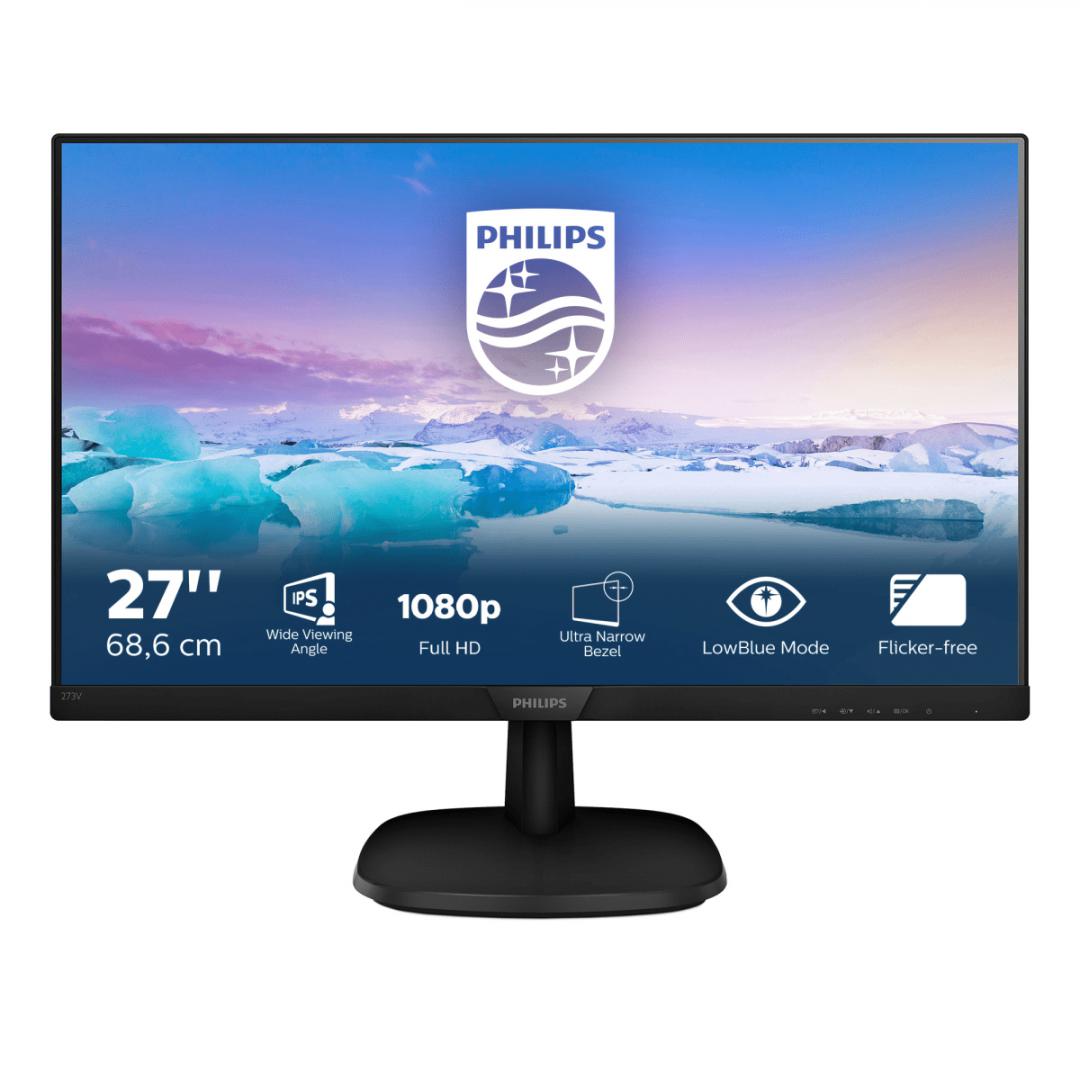 Monitor Philips 27 273V7QJAB/00 Monitor Philips 27" 273V7QJAB/00