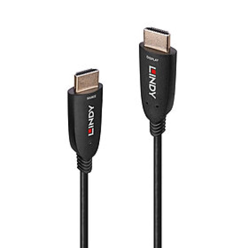 Cablu Lindy 50m HDMI 8k60, fibra optica