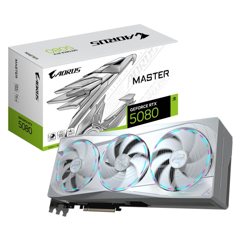VGA GB AORUS GF RTX 5080 MASTER ICE 16G