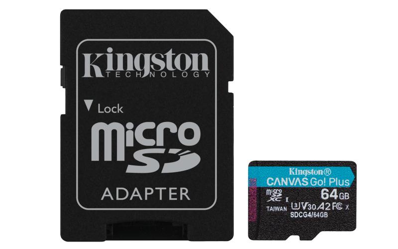 64GB microSDXC Canvas Go Plus Gen4 200MB