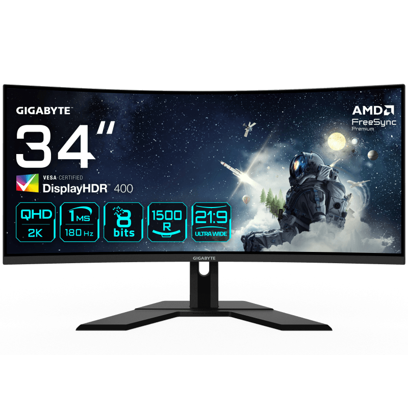 GIGABYTE G34WQCP GAMING MONITOR 34"