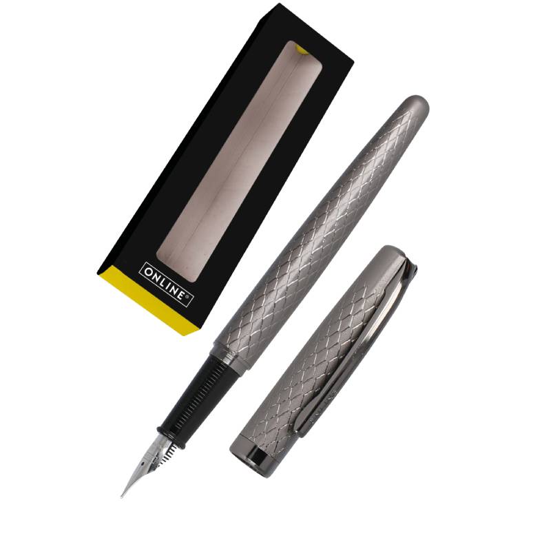 Stilou Online Eleganza Diamond Titan cu penita din iridiu M si cutie cadou