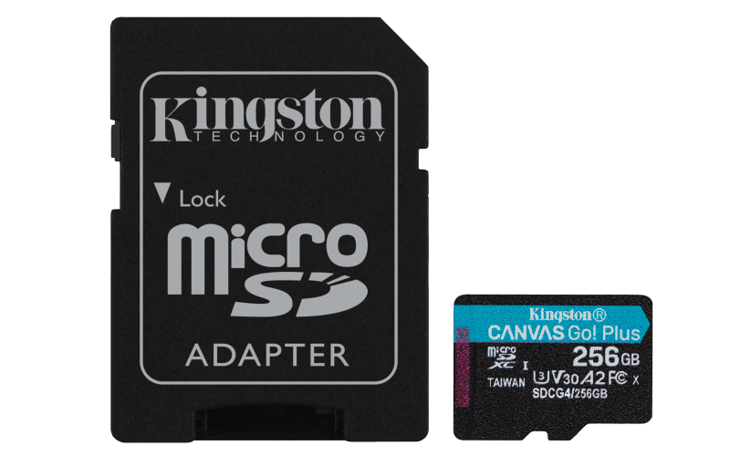 256GB microSDXC Canvas Go Plus Gen4 200M