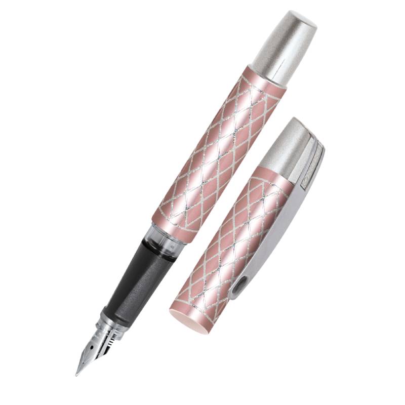 Stilou Online Campus II Diamond Rose cu penita din iridiu M si capac