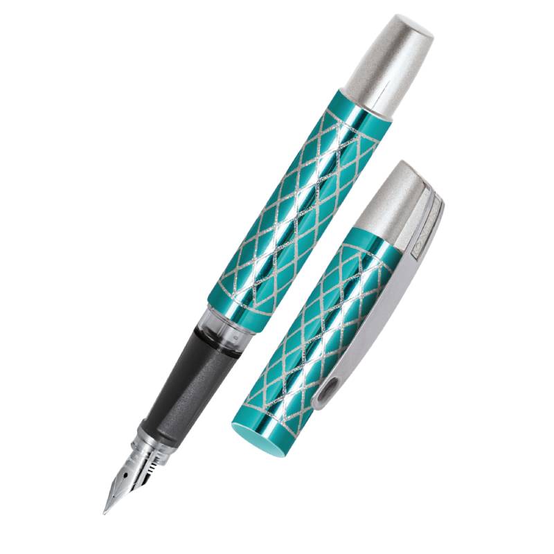 Stilou Online Campus II Diamond Turquoise cu penita din iridiu M si capac