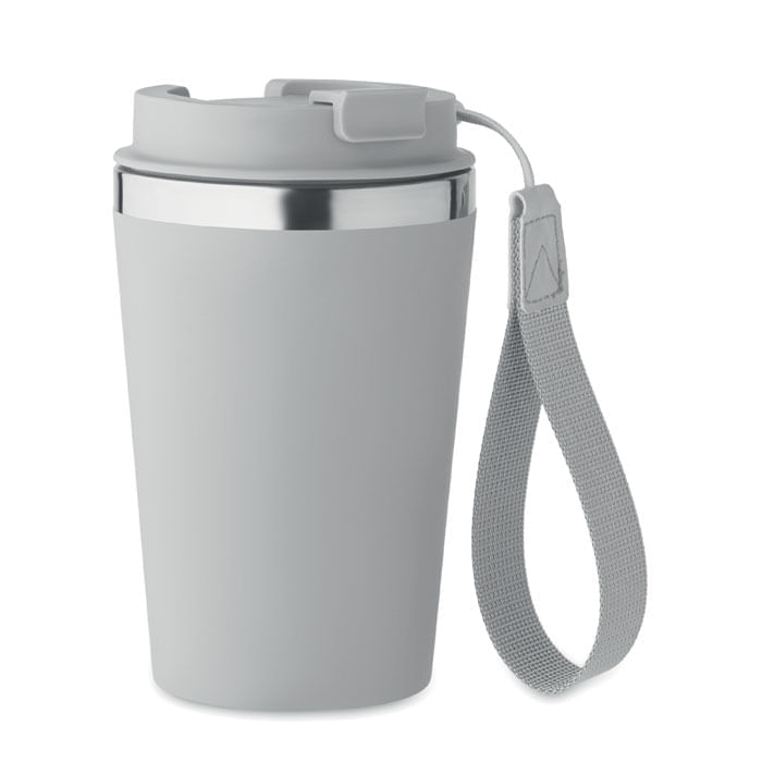 Pahar cu perete dublu din inox si PP 350 ml Pahar cu perete dublu 350 ml