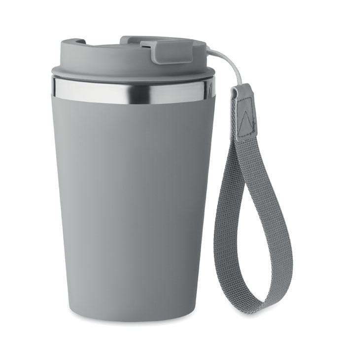 Pahar cu perete dublu din inox si PP 350 ml Pahar cu perete dublu 350 ml